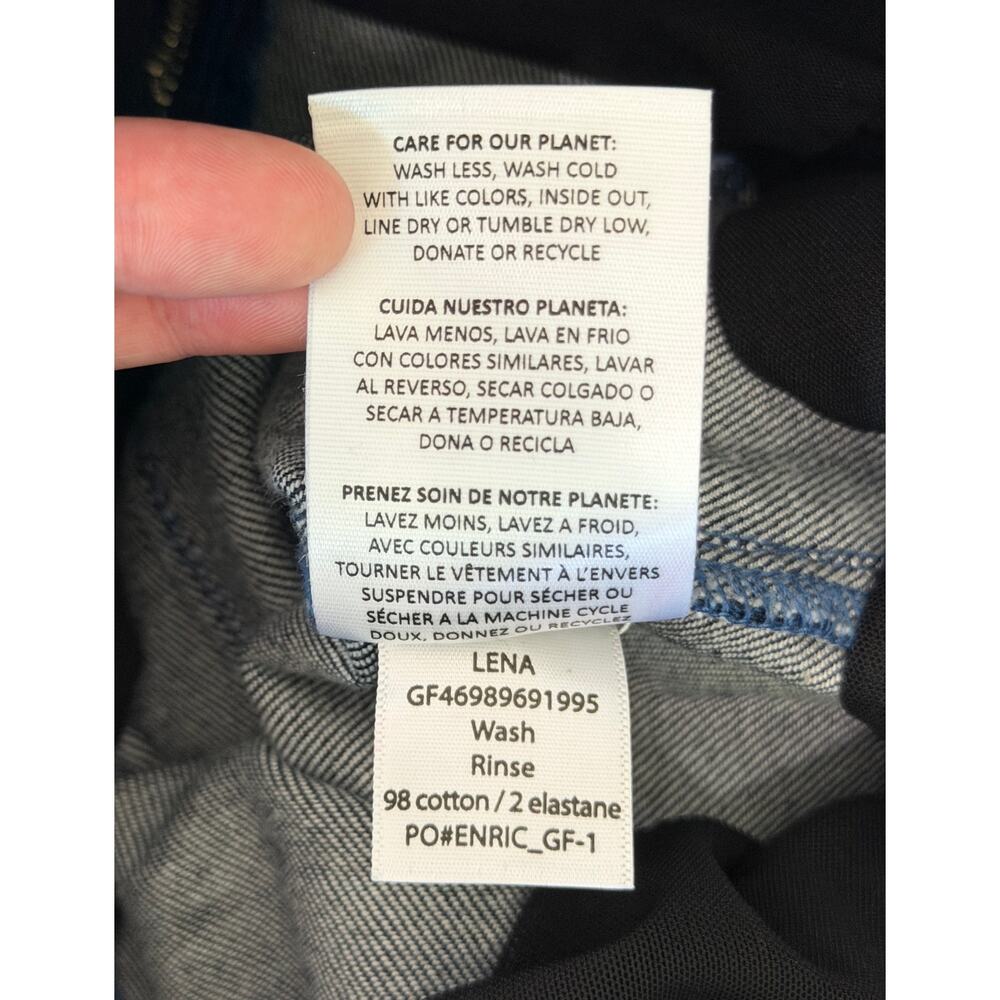 GRLFRND Lena Colum Denim Maxi Dress Dark Wash Small Strapless Classy Chic Date - Picture 11 of 11